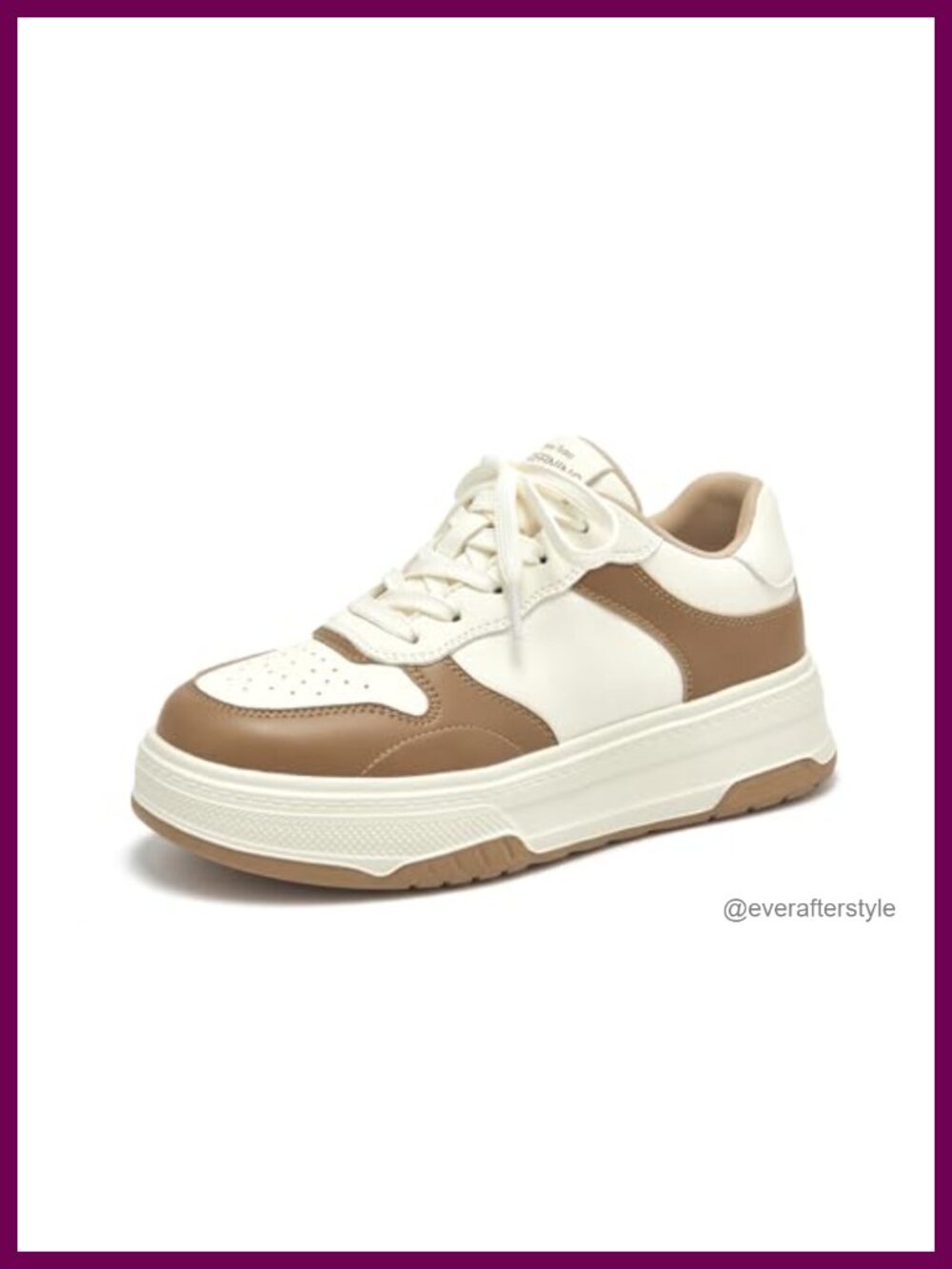 Platform Leather Sneakers Women's Breathable Comfort Tennis Shoes